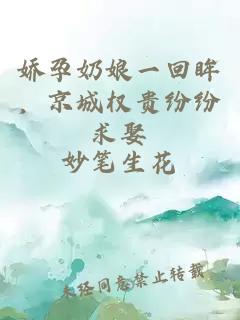 嬌孕奶娘一回眸,京城權(quán)貴紛紛求娶