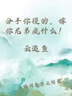 分手你提的,嫁你兄弟瘋什么!
