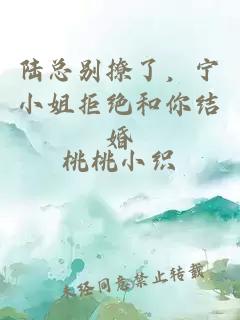 陸總別撩了，寧小姐拒絕和你結婚