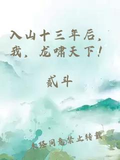 入山十三年后，我，龍嘯天下！