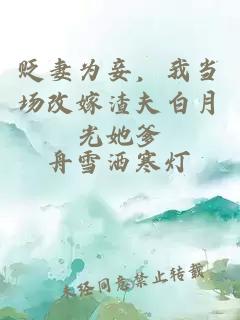 貶妻為妾，我當場改嫁渣夫白月光她爹