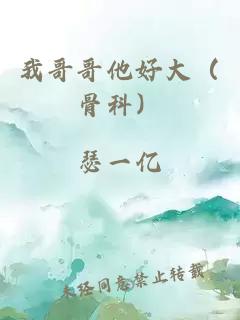 我哥哥他好大（骨科）