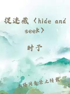 捉迷藏〈hide and seek〉