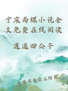 寧宸雨蝶小說全文免費在線閱讀