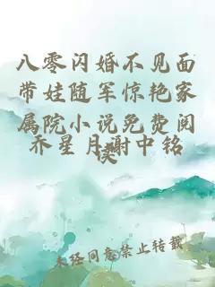 八零閃婚不見面帶娃隨軍驚艷家屬院小說免費閱讀
