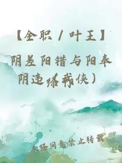 【全職／葉王】陰差陽錯與陽奉陰違（武俠）